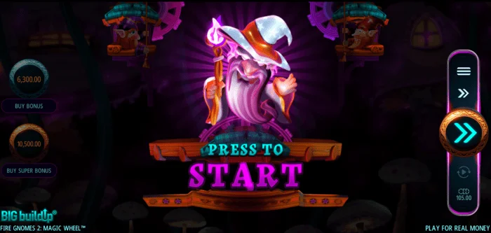 Fire Gnomes 2 Magic Wheel - έναρξη παιχνιδιού μπόνους